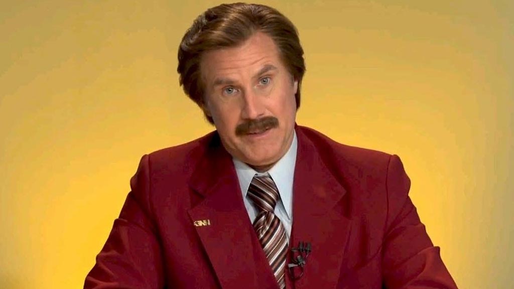 The legend continues. Anchorman 2: the Legend continues Gary.